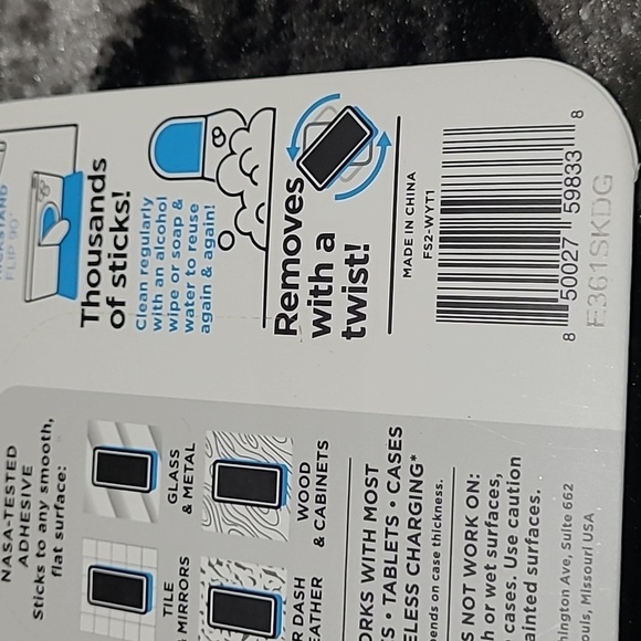 FLIPSTIK DEFY GRAVITY CELL PHONE WHITE STICK & KICK STAND PRICE FIRM - Picture 10 of 10